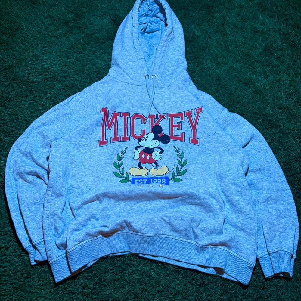 Vintage Mickey & Co. Disney Embroidered Mickey Mouse Pullover Hoodie XL